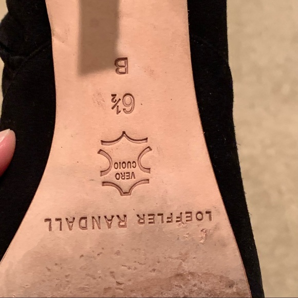 Loeffler Randall Kassidy Kitten Heel Bootie, Black Suede - Picture 7 of 16